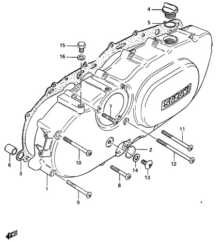 Suzuki genuine plug - genuine, cs125