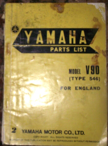 Yamaha v90 type 546 parts - (type,