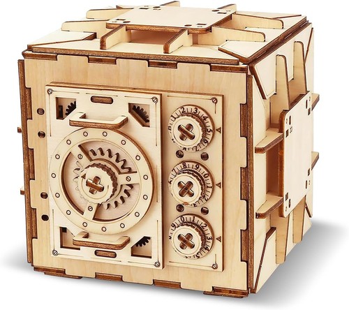 Acesome wooden puzzle box - 3d,