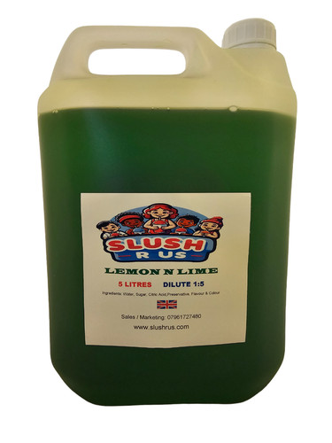 Litre lemon lime slush - lemon, n