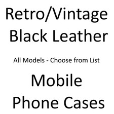 LEATHER CASE Cover for YOUR Retro/Vintage Mobile Phone [CHOOSE FROM A BIG LIST]