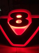 Scania V8 3D RED   ACRYLIC