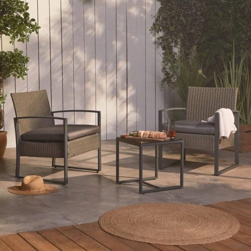 Kuta seater rattan bistro - rattan,