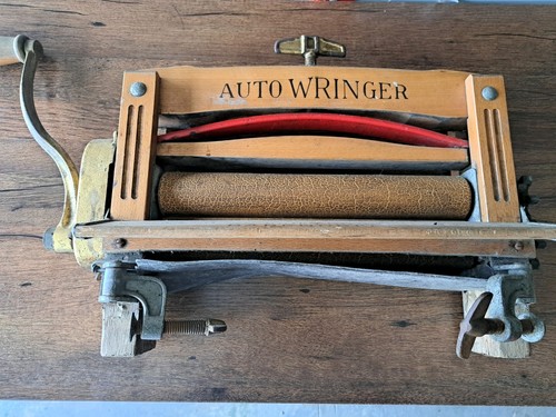 Mangle old wooden german - mangle,
