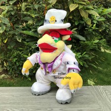 Super Mario Odyssey Plush Bowser Koopa 14" Wedding Dress Boss Stuffed Toy Doll