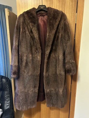 Musquash vintage real fur - vintage, coat