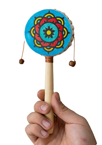 Hand drum 8cm - drum, shamanic