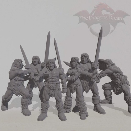 Heroquest inspired barbarians - inspired,