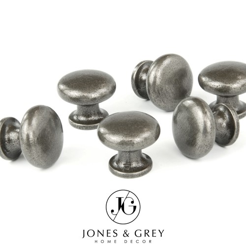 Pewter classic round cast - round, iron
