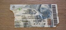 Ticket 2001 Panathinaikos vs. Arsenal FC Champions League