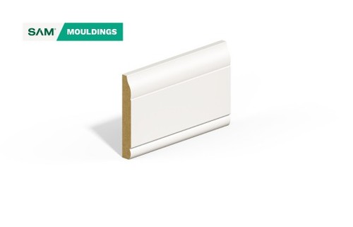 Skirting board white primed - skirting,