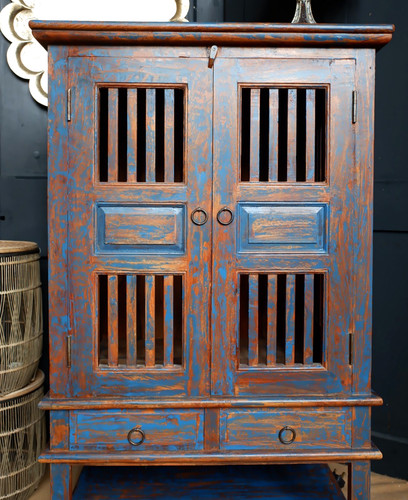 Indian hardwood vintage teal - indian,
