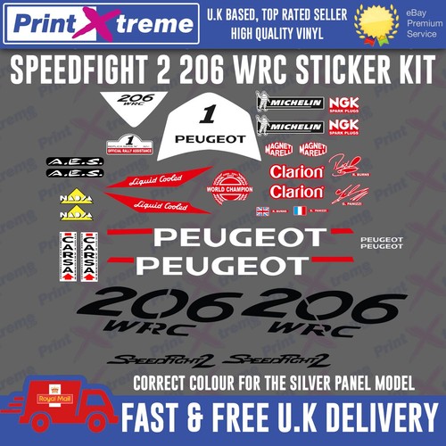Speedfight 206 wrc sticker - wrc,