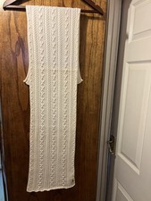 Versus Gianni Versace Cream Winter Scarf