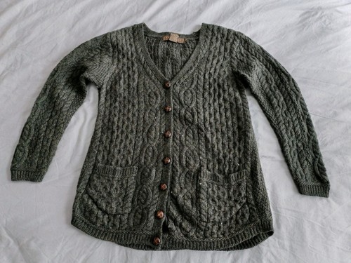 Inis crafts aran cardigan - crafts,