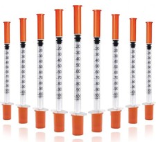 10 Pack 1ml 0.3x8mm Plastic