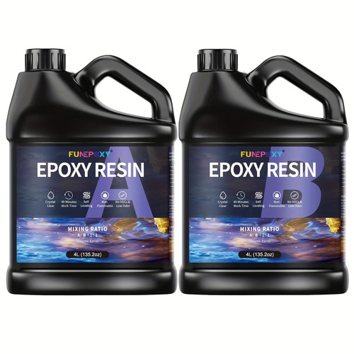 Epoxy resin set - , crystal