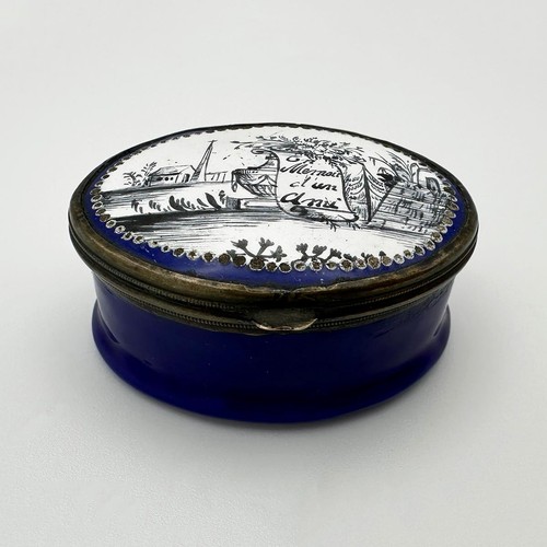 18th century oval enamel - century, snuff