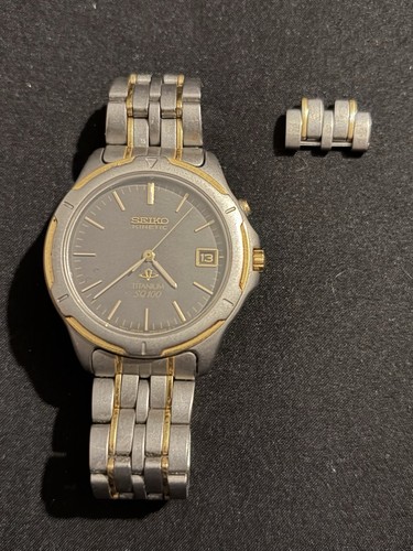 Seiko kinetic titanium 100 - seiko,