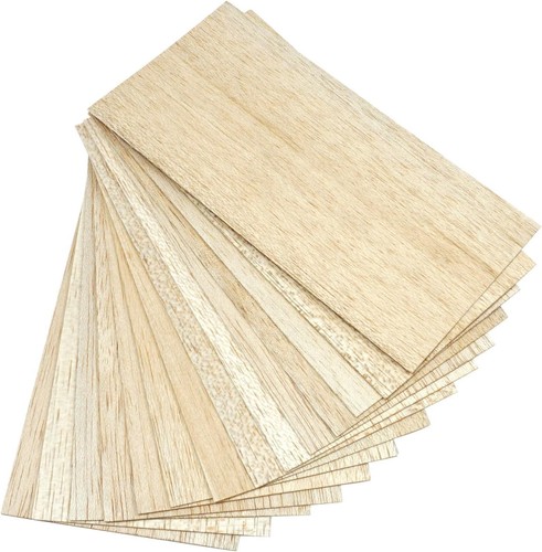 Pack balsa wood - 12, sheets