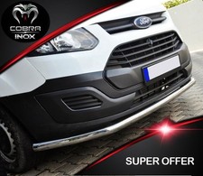 FORD TRANSIT TOURNEO CUSTOM Bull Bar Nudge Bar Low Bar 2012-2022 Chrome City Bar