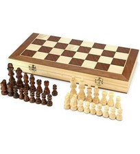 Large Folding Chess Wooden Set