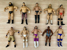 10 WWE WWF Mixed Wrestling Figures Jakks 2003/Mattel 2011-2013 Bundle