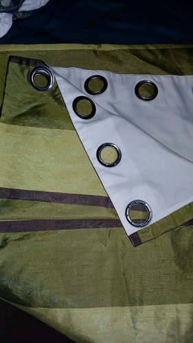 Dunelm green eyelet - green, curtains