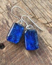 Sterling Silver Dichroic Glass