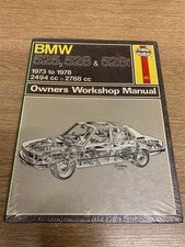 New* BMW 525 528 528i 6-cylinder E12 Series Haynes Workshop Repair Manual 73-81