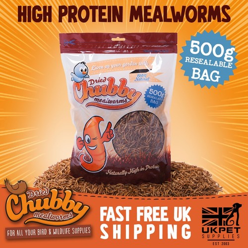 Chubby dried mealworms for - chubby,