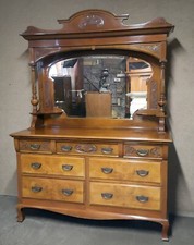 Edwardian Walnut and Mahogany