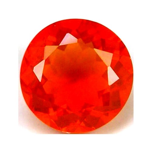 Natural fire opal 25mm round - natural,