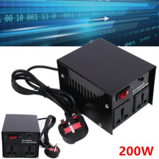 Voltage Converter Transformer Step Up/Down 110v to 220v/220v to 110v 200 Watt