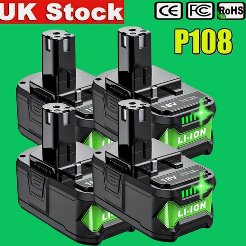 4pcs 0ah for ryobi - 1/2/4pcs, 8.0ah