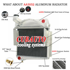Upgrade 3Row Radiator For AUSTIN HEALEY SPRITE BUGEYE FROGEYE/MG MIDGET 948/1098