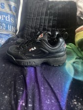 Black Fila Trainers
