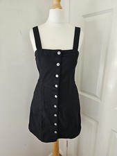 H&M Denim Button Up Pinafore