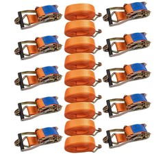 10PK Ratchet Straps Tie Down