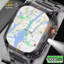 Military GPS Smart Watch Men