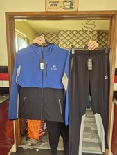 Mens Flux Tracksuit Size Small Blue Black