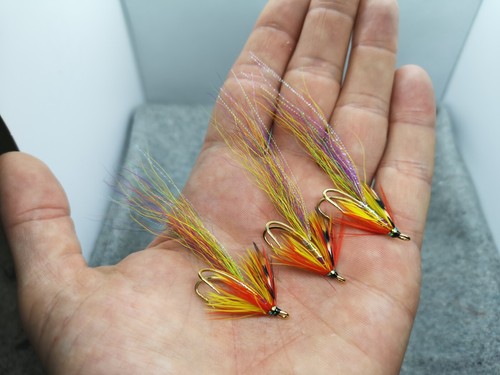 Ness salmon flies gold - 3,