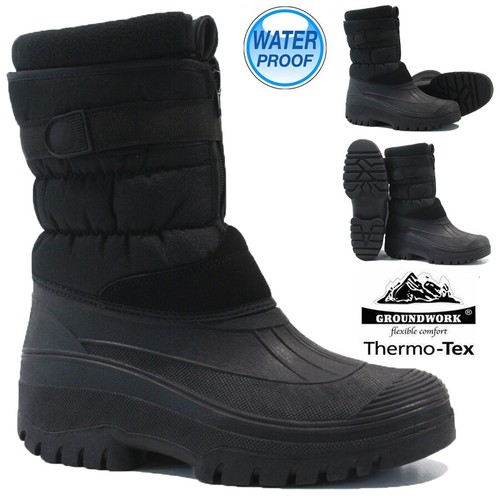 Mens snow boots - boots, winter