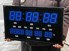 Very Large Big 50x30cm Digital LED Wall Clock Office School Hall Exams 