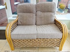 Conservatory Suite Two-Seater Sofa with Two ChairsIn Excellent Condition Collect