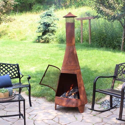 Large chiminea outdoor - chiminea,