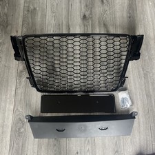 Audi A5 B8 8T Rs5 Style Grill 2008-2012 Main Grill Honeycomb Grill Gloss Black
