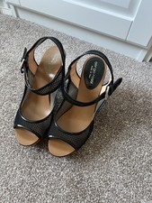 Sergio Rossi Black Mesh Peep