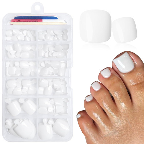 168pc press toenails women - 168pc,