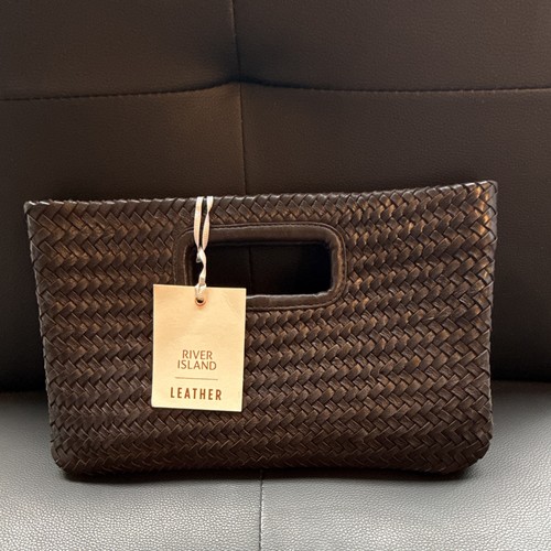 River island brown - brown, woven